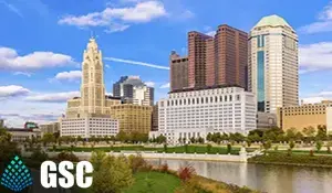 GSC-watermarked image of downtown Columbus